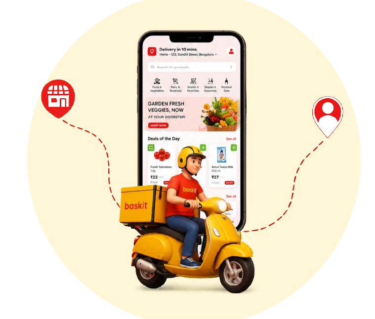Baskit App Preview