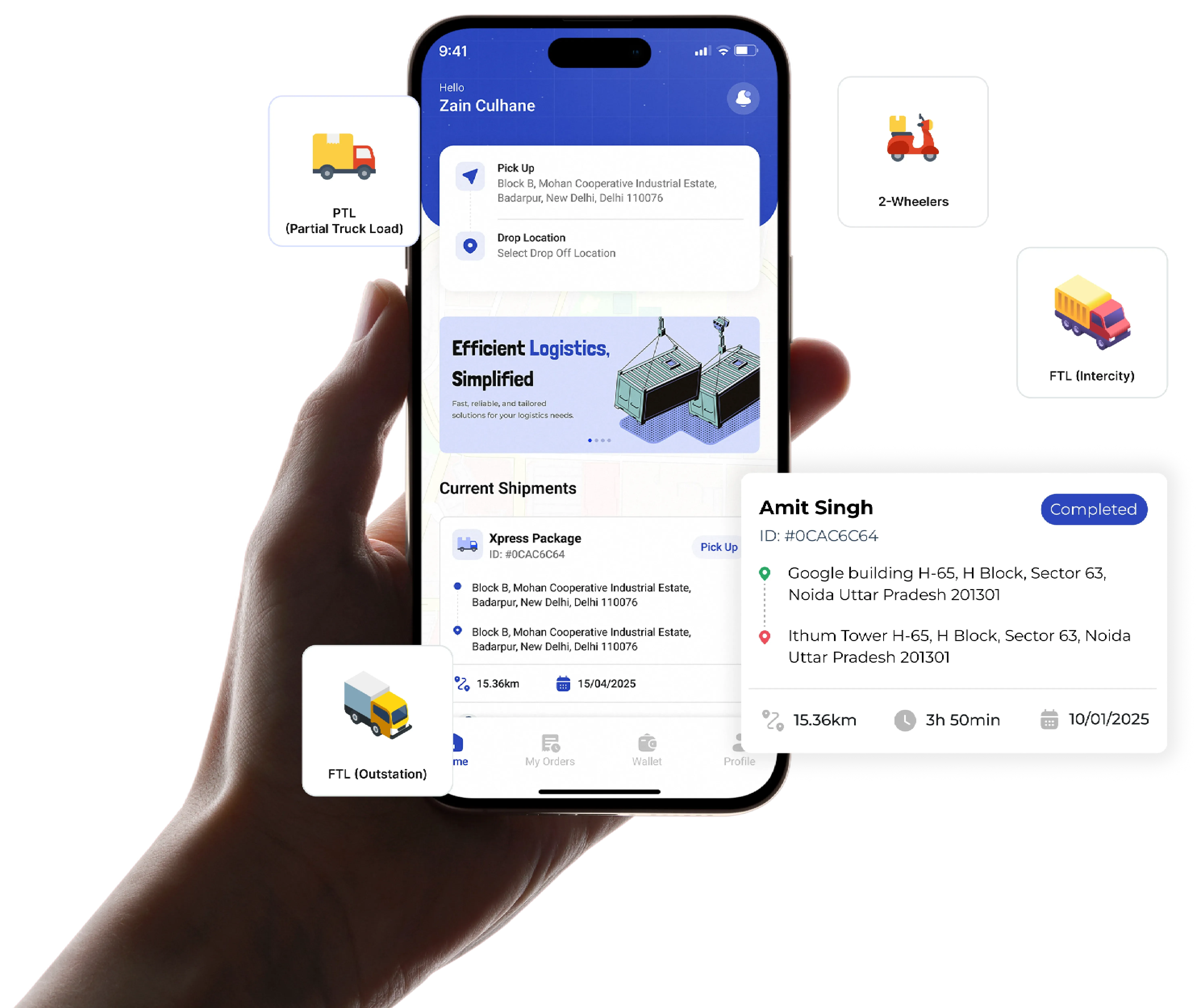 Tenzo App Mockup and Home Services