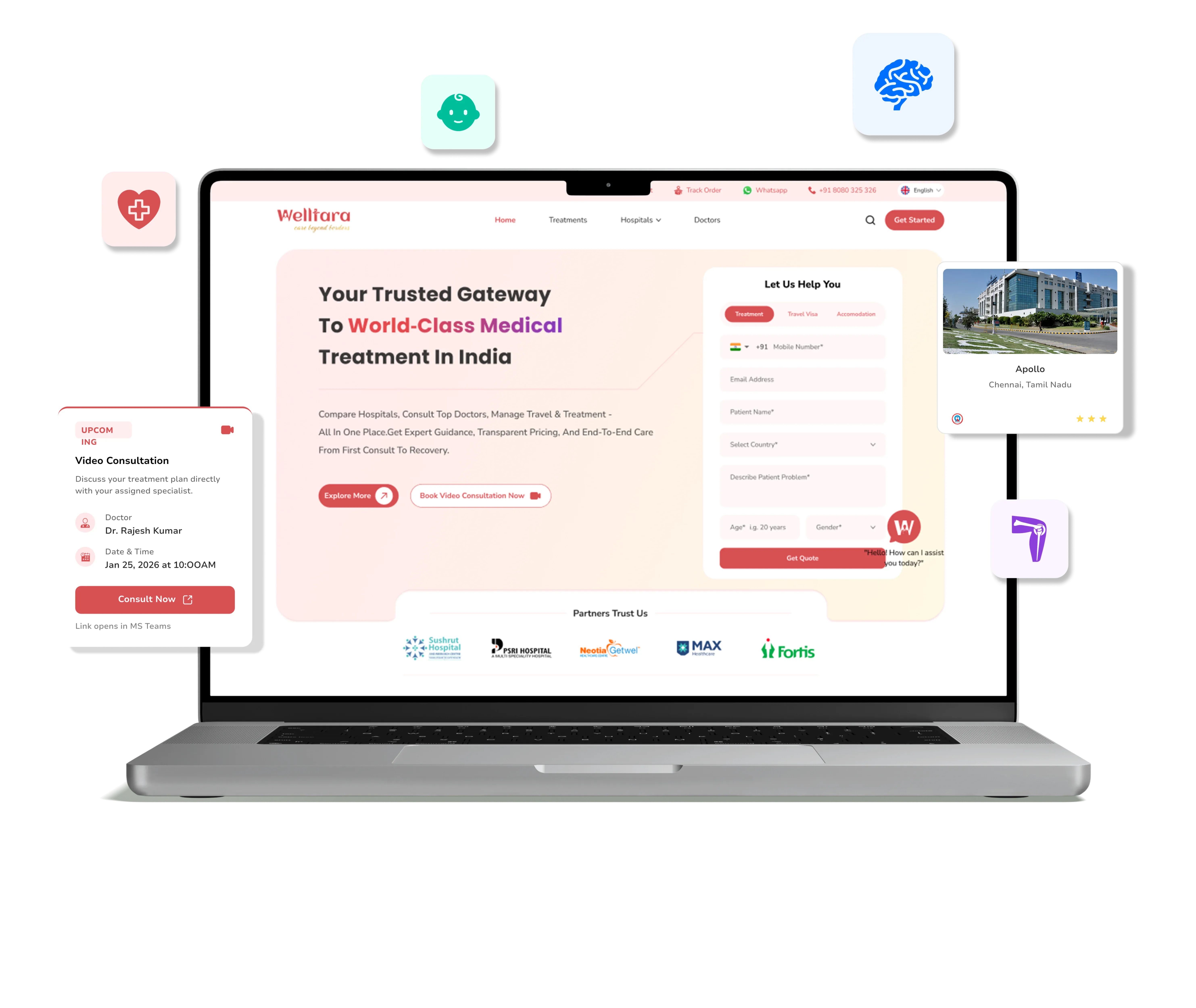 Tenzo App Mockup and Home Services