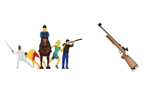 Two Gun Related Emoji