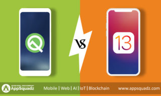 Android Q vs. iOS 13